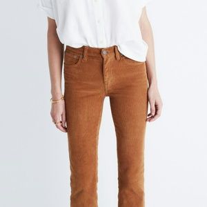 Madewell cali demi-boot jeans in corduroy
 Sz 28